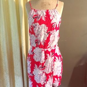 Honey Punch Floral halter dress